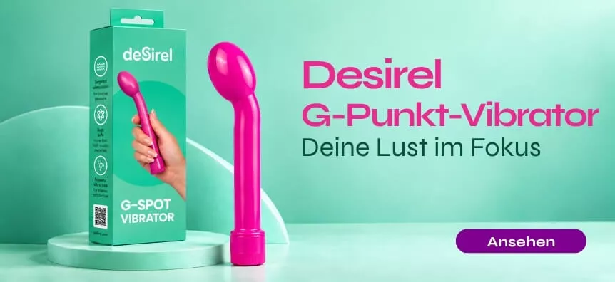 Neu: gebogener Desirel G-Punkt-Vibrator für punktgenaue Stimulation | Sexshop Österreich Desirel.at