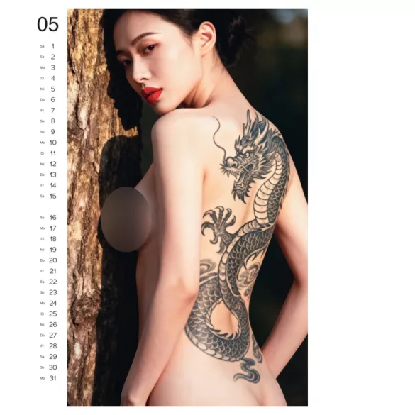 Tattoo Girls 2027 - erotischer Wandkalender (1 Stk.)