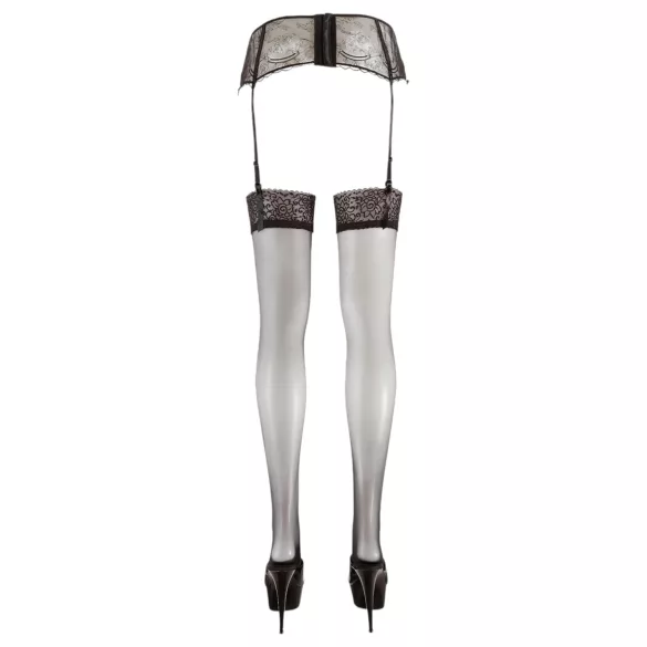 Cottelli - Spitzen Strümpfe (schwarz) - 5/XXL