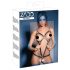 ZADO – Leder-Body mit Ketten - Schwarz (S-L)