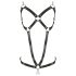 ZADO – Leder-Body mit Ketten - Schwarz (S-L)