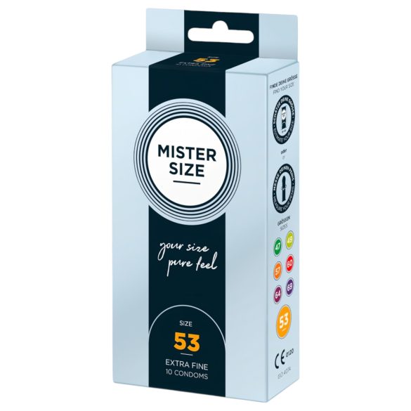 Mister Size dünne Kondome - 53mm (10 Stück)