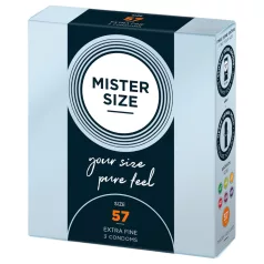Mister Size dünnes Kondom - 57mm (3 Stk.)