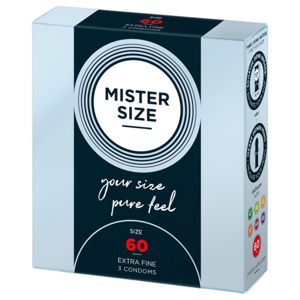 Mister Size dünne Kondome - 60mm (3 Stk.)