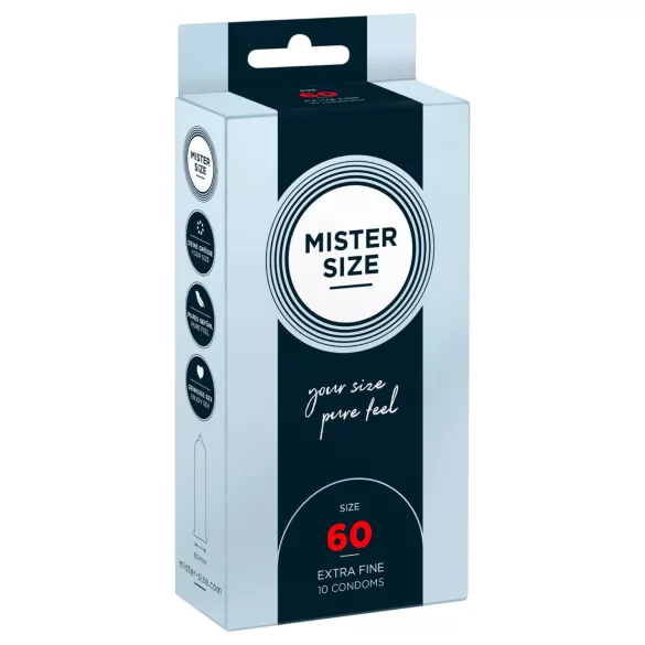 Mister Size dünnes Kondom - 60mm (10er Pack)