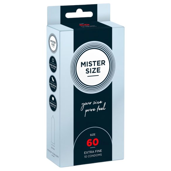 Mister Size dünnes Kondom - 60mm (10er Pack)