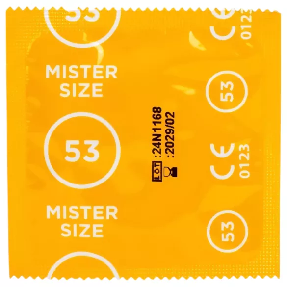 Mister Size Kondom Testset mit Penis-Messgerät - 3 Stk