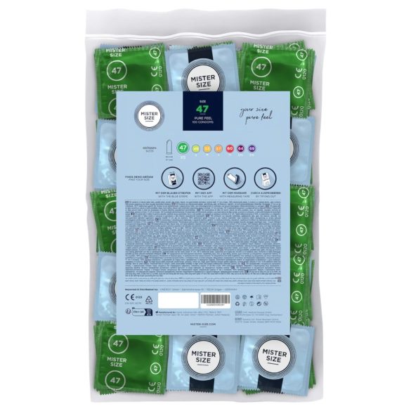 Mister Size Dünnes Kondom - 47mm (100 Stk.)