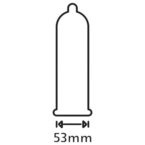 Secura Extra Fun - genoppte Kondome - 53mm (12 Stk.)