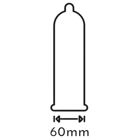 Secura Aubergine - extragroßes Kondom - 60 mm (12 Stk.)