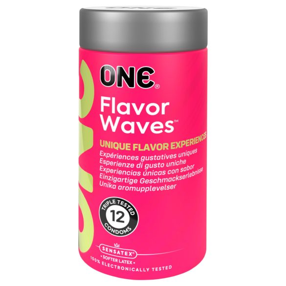 ONE Flavor Waves - Aromatisierte Kondome - Gemischt (12 Stk)