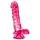B Yours Basis 8 - Hoden Dildo - 23cm (rosa)