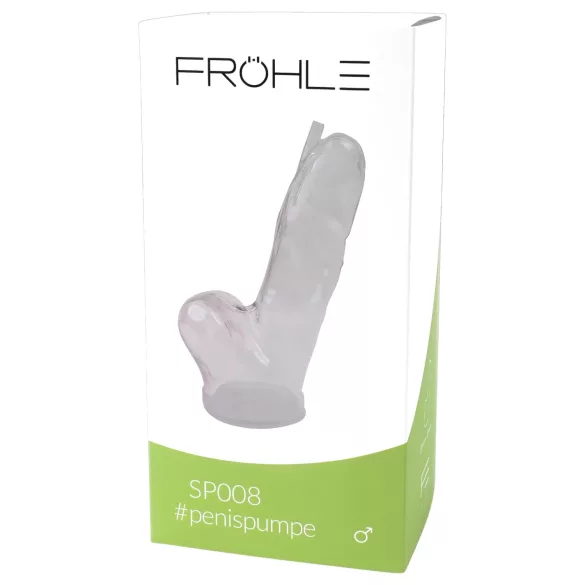 Fröhle SP008 - medizinischer anatomischer Penispumpen-Ersatzzylinder - 21 cm