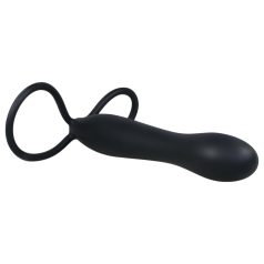 You2Toys - Spezielles Anal-Dildo und Penisring - Schwarz