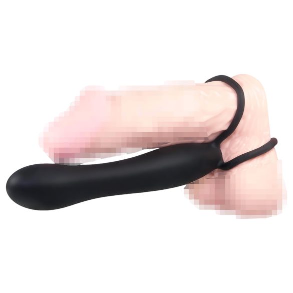 You2Toys - Spezieller Anal-Dildo & Penisring - Schwarz