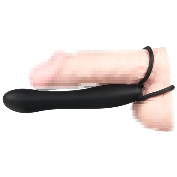 You2Toys - Spezieller Anal-Dildo & Penisring - Schwarz