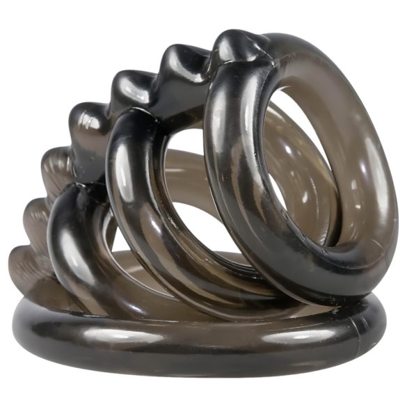 Bad Kitty - Stachelige, vierfache Penisringe