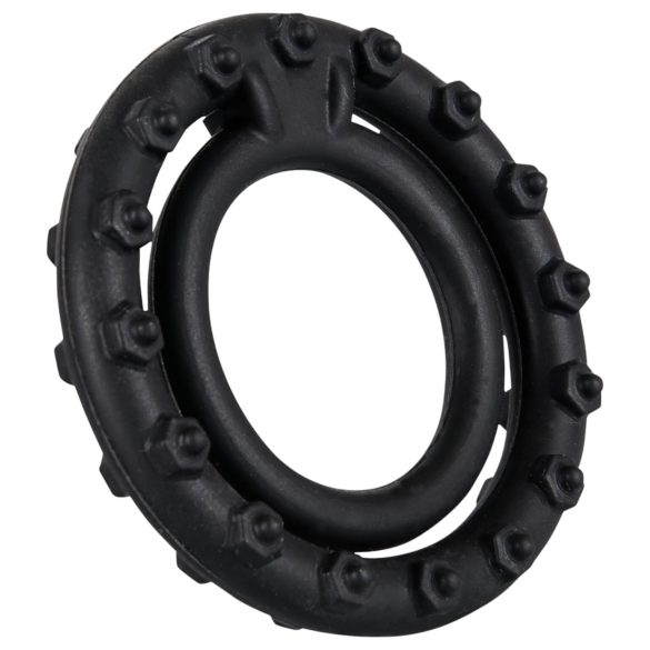 You2Toys - Stählerner Penis-Hoden-Ring in Einem