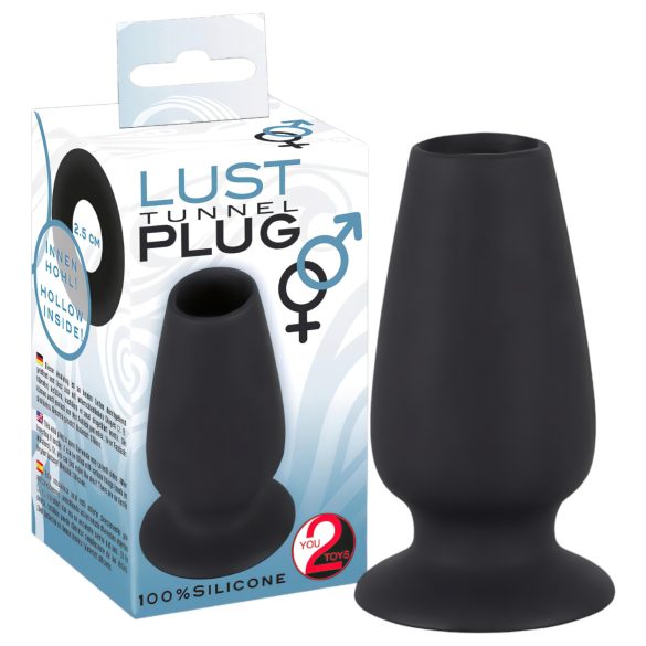 You2Toys - Lust Tunnel - Hohle Analdilator (Schwarz)
