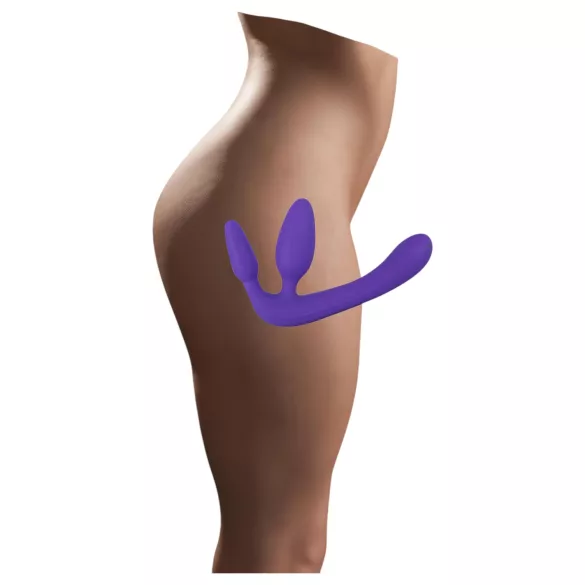 Dreifach-Dildo ohne Gurt (lila)