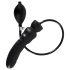 LATEX - Aufblasbarer Dildo (schwarz)