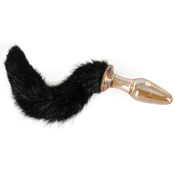 You2Toys - Glas Analkette mit Katzenwedel