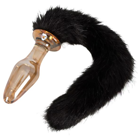 You2Toys - Glas Analplug mit Katzenschwanz