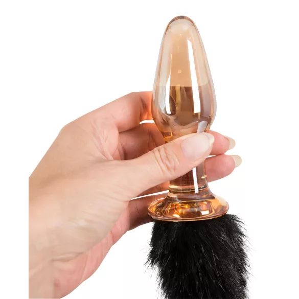 You2Toys - Glas Analplug mit Katzen-Schwanz