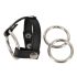 Bad Kitty - Leder Hoden- und Penisring (schwarz)