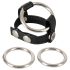 Bad Kitty - Leder Hoden- und Penisring (schwarz)