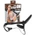 You2Toys - Anbringbares Silikon-Dildo-Duo (schwarz)