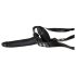 You2Toys - Anbringbares Silikon-Dildo-Duo (schwarz)