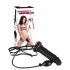 You2Toys - Aufblasbarer Strap-On, hohler Silikon-Dildo (schwarz)
