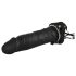 You2Toys - Aufblasbarer Strap-On, hohler Silikon-Dildo (schwarz)