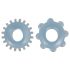 You2Toys - Penisring-Duo (durchsichtig blau)