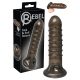 Rebell - Gerippter Penismantel (Grau)