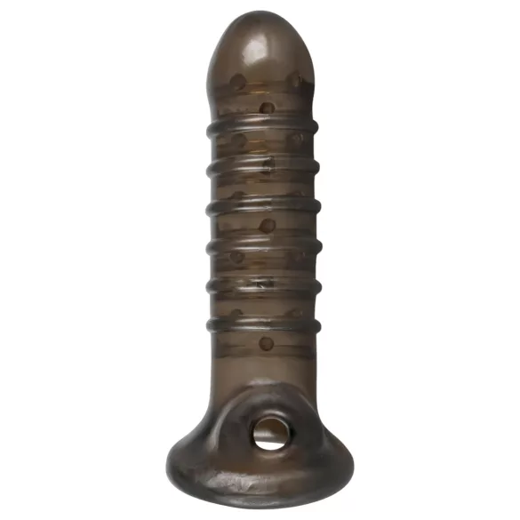 Rebel - Graue gerippte Penishülle