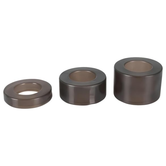 You2Toys - Penisring- & Streckset (grau)