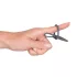 Penisplug - Silikon-Eichelring mit konischem Dilator (grau)