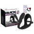 Black Velvet - Penis- und Hodenring Anal-Dildo (schwarz)
