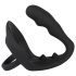 Black Velvet Analdildo mit Penisring (schwarz)