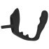 Black Velvet Analdildo mit Penisring (schwarz)