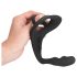 Black Velvet Analdildo mit Penisring (schwarz)