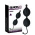 Black Velvet gewellte Geisha-Kugel-Duo