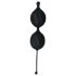 Black Velvet gewellte Geisha-Kugel-Duo
