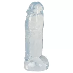 Crystal Clear Big Dong - riesiger Jelly-Dildo (21,5 cm)