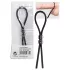 You2Toys - Einstellbarer Perlen-Penisring (schwarz)