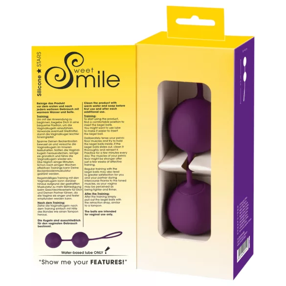 SMILE XXL Kugeln - Riesen Liebeskugeln (Lila)