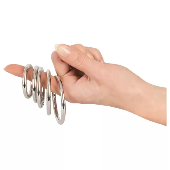 Bad Kitty - Metall Penisring Set (5-tlg)