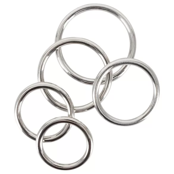 Bad Kitty - Metall Penisring Set (5-tlg)